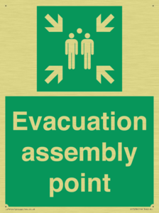 Evacuation assembly point